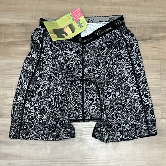 NWT Car air Black Floral Printed Gel Padded Cycling Athletic Briefs Shorts - Picture 10 of 12